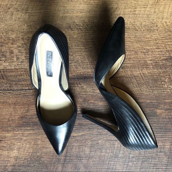 BCBGeneration Shoes - BCBGeneration Black Pointy Toed Heels